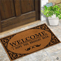Tiger wings Outdoor Custom Design Matten Rutsch feste bedruckte Eingangs teppich Logo Teppich Tür Boden matte