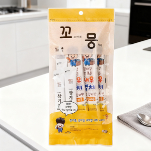 Bộ dụng cụ làm cơm nắm dễ dàng Kkomoong vị tôm & cá cơm - Món ăn vặt Hàn Quốc tự làm, vui nhộn, lành mạnh, đồ ăn châu Á tức thì dành cho trẻ em - Product Image 1