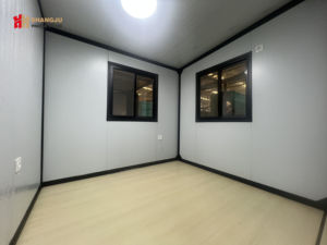 Maison en conteneur préfabriquée moderne américaine à bas prix 20ft/40ft <span class=keywords><strong>10m2</strong></span> 2 chambres à coucher <span class=keywords><strong>bureau</strong></span> modulaire en acier léger maison en paquet plat - Product Image 4