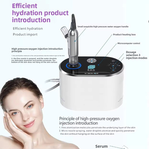 Dispositivo de Cuidado Facial <span class=keywords><strong>con</strong></span> Chorro de Agua de Alta Presión No Invasivo <span class=keywords><strong>con</strong></span> Certificado CE para Salón de Belleza, <span class=keywords><strong>Mesoterapia</strong></span>, Máquina Potenciadora de la Piel - Product Image 4