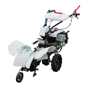 Chinese hot sale 6hp gasoline engine easy operation mini power tiller hand rotary cultivator for orchard and farm field