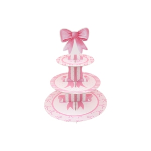 Microstar Réutilisable Arc <span class=keywords><strong>Cupcake</strong></span> Stand Belle Gâteau Dessert Titulaire Affichage pour Baby Shower Anniversaire Décorations - Product Image 2