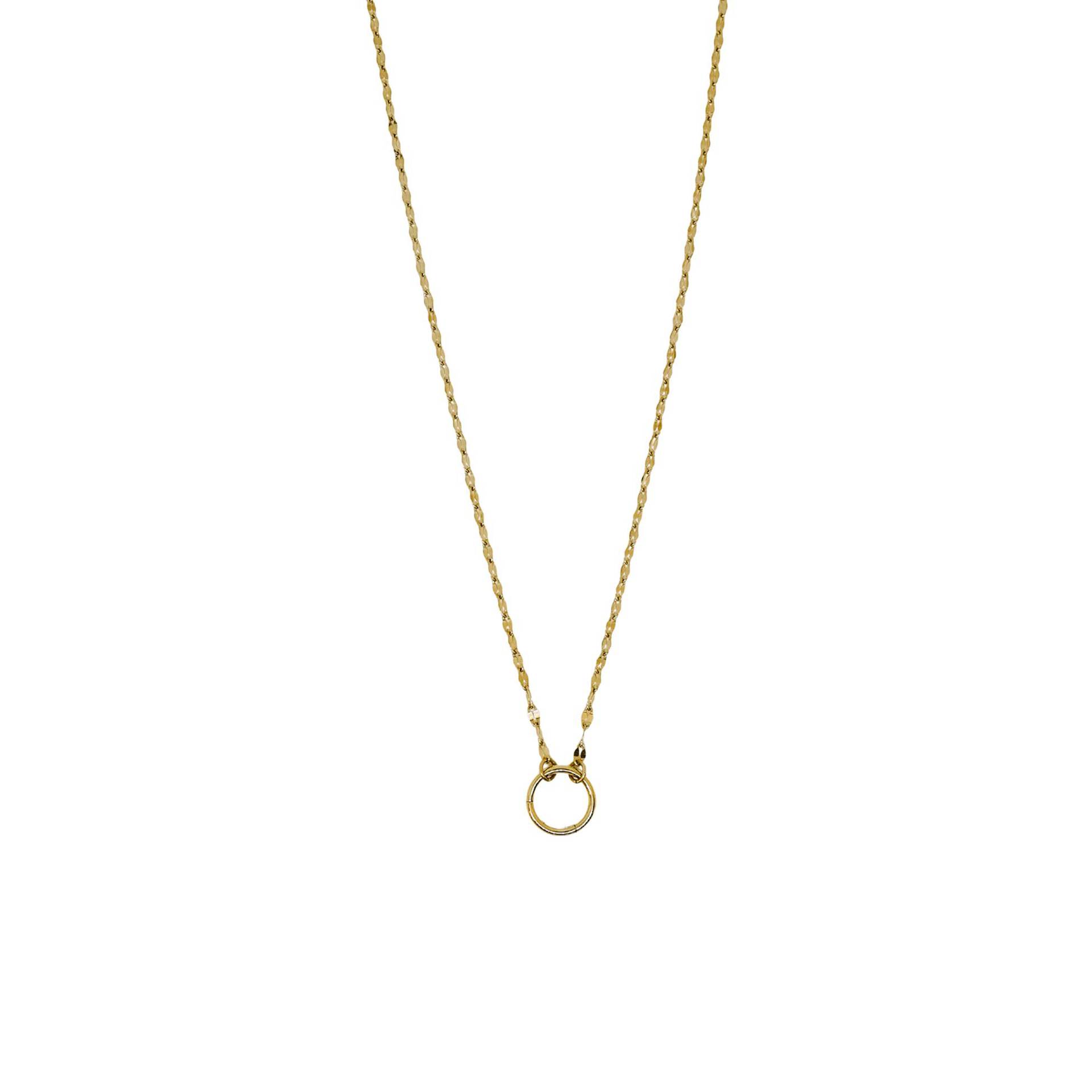 Golden live water wave chain