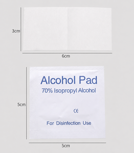Toallitas desinfectantes desechables al por mayor con 70% de <span class=keywords><strong>alcohol</strong></span> isopropílico, no tejidas, estériles para un solo uso, suministro de fábrica, 3x6cm - Product Image 5