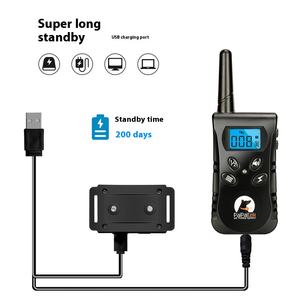 Collar Electrónico para Perros de Plástico Ecológico, Resistente al Agua IP67, Recargable, con Color Personalizado, Más de 20 Horas de Duración de la Batería, Portátil, Antiladridos - Product Image 4