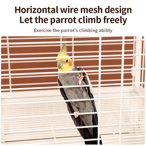 63 İnç Büyük, Zarif ve Dayanıklı Ferforje Oyun Alanı Tırmanma Merdiveni Kuş Papağanı Döner <span class=keywords><strong>Metal</strong></span> Kafes <span class=keywords><strong>XXL</strong></span> - Product Image 5