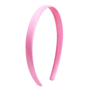 BELLEWORLD الجملة 33 ألوان 15 مللي متر الحرير المغطاة الراتنج Hairbands DIY البلاستيك الشريط المغطاة رباطات للبنات - Product Image 6