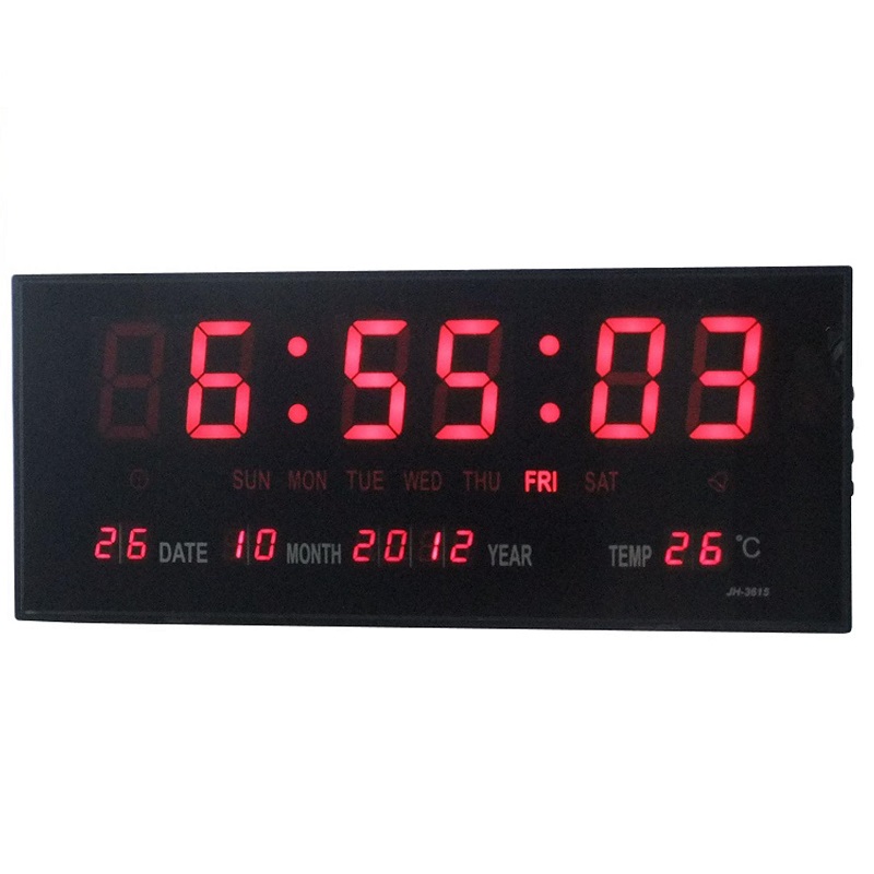 3615 Large Nixie Tube LED Display Digital Calendar Clock