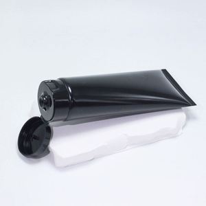 หลอดบีบครีมล้างหน้า/โลชั่นสีดำ ขนาด 10-100 มล. สำหรับเครื่องสำอาง - Product Image 5