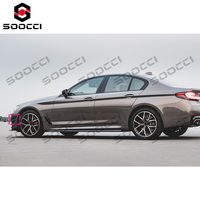 Kit de lames d'air pour pare-chocs avant en fibre de carbone sèche TAKD pour BMW G30 G31 520i 530i 540i M550i 2020-2023