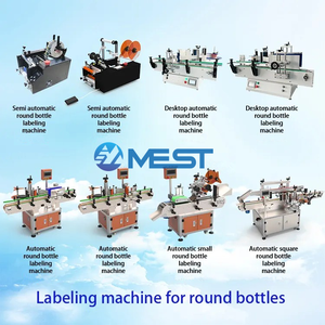 गोल बोतल लेबलिंग मशीन टेपर शंकल शंकु बोतलें कप ट्यूब के डिब्बे स्टिकर लेबलिंग मशीन - Product Image 3