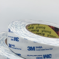Ruban adhésif double face translucide 3M 9448A 0,15 mm pour la lamination de la mousse et du plastique