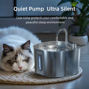 Atacado 2.2L Fonte Ultra-Silencioso Aço Inoxidável Automático Cat Água Potável Auto <span class=keywords><strong>Pet</strong></span> Water Dispenser - Product Image 6