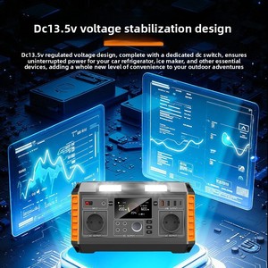 600W High-Power Large-Capacity Lithium Ion Portable Outdoor Mobile Energy <b>Storage</b> Power Station Supporting Solar Charging - Product Image 3