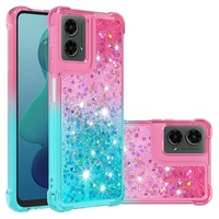 Coque Liquide Dégradée Effet Sable Mouvant pour iPhone 16 16E 15 14 13 12 Mini 11 Pro Max XR XS X 8 7 6 Plus Antichoc Dynamique Scintillante