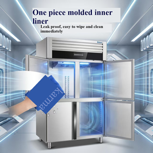 Congélateur vertical commercial YULONGE à 2 ou 4 portes en acier inoxydable, économie d'énergie, pour cuisine de <span class=keywords><strong>restaurant</strong></span> - Product Image 5