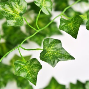 Feuilles <span class=keywords><strong>de</strong></span> lierre artificielles en gros, plantes grimpantes suspendues, guirlandes <span class=keywords><strong>de</strong></span> feuilles pour Noël, mariage, fête, décoration murale <span class=keywords><strong>de</strong></span> jardin - Product Image 5