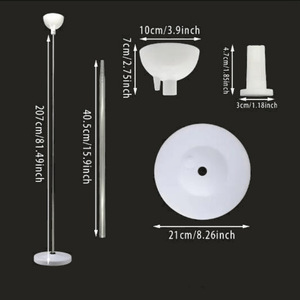 Bán Buôn 2M Tái Sử Dụng Kim Loại Kính Thiên Văn Thiết Kế Có Thể Điều Chỉnh Bóng Tháp Trụ Cột Cột Đứng Thiết Lập Cho Đảng Wedding Vòm Trang Trí - Product Image 3