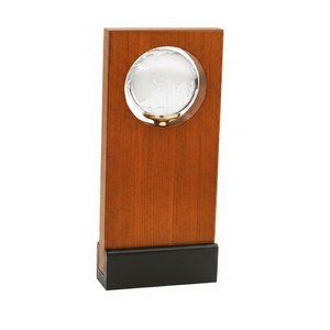 Trophées de reconnaissance en métal haut de gamme, personnalisés pour célébrations, bureau, école, excellence, finition chromée, gravure laser, portables, UV - Product Image 1
