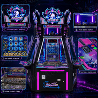 Pousse-pièces d'arcade original pour salles d'arcade, construit comme une machine d'arcade avec jeu à 5 joueurs et fonction de liaison, et offre de machines de jeu