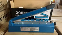 Machine à sceller les emballages en plastique bleu de 200 mm, scelleuse manuelle pour sacs, machine à sceller les emballages en PP, scelleuse manuelle pour sacs, machines à sceller