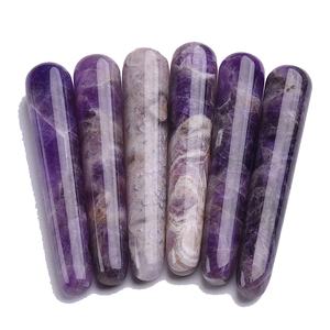 OEM natural Yoni Eggs Dark Amethyst cuidado íntimo femenino Yoni Egg And Wand Set Dark Amethyst Yoni Egg Set - Product Image 5