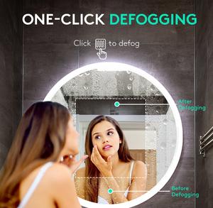 Espejo de Maquillaje Moderno de Alta Calidad con Luces IP44 para Mesa de Cosméticos, Regulable, con 3 Colores de Luz, Espejo de Vanidad Inteligente - Product Image 5