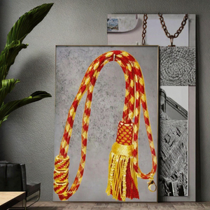 Cord Tassel 6cm Width Embroidery Flower <b>Accessories</b> Ribbon for Home <b>Textile</b> Curtain and Sofa Decoration Edge 100% Polyester - Product Image 1