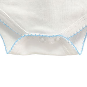 Custom Baby 100% Combed Cotton Short-sleeved Triangle Side-opening Onesie for Boys and <strong>Girls</strong> Baby <strong>Onsies</strong> - Product Image 2