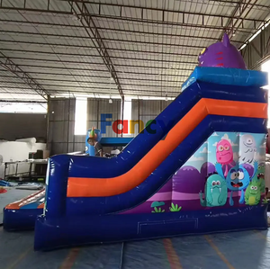 Château gonflable fantaisie et coloré / Château gonflable coloré / Châteaux gonflables Happy Hop pour l'extérieur en <span class=keywords><strong>vente</strong></span> - Product Image 3