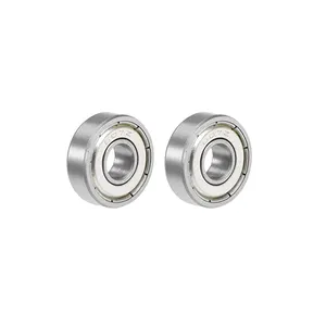 607ZZ 607Z 607 חריץ עמוק כדור נושאות 7x19x6mm זוגי מסוכך כרום פלדת מסבי מיניאטורי