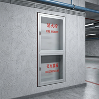 Boîte d'incendie en alliage d'aluminium avec cadre personnalisé 1500x700x240mm pour équipement de lutte contre l'incendie