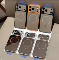 Coques de téléphone BAILI Factory avec miroir de maquillage argenté IP 17, transformables instantanément en étui magnétique pour iPhone 16 17 Pro
