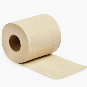 竹浆环保纸巾卫生纸树免费纸巾天然Cusheen绗缝豪华白色3层卫生纸