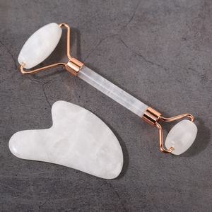100% nefrite Del Viso <span class=keywords><strong>Rullo</strong></span> di Massaggio Gua Sha Pietra <span class=keywords><strong>Giada</strong></span> Bianca Per Il Viso - Product Image 5