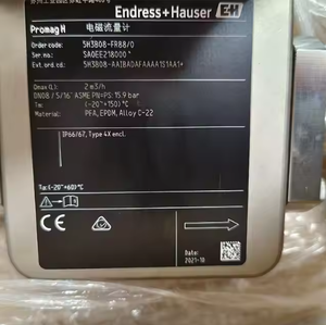 Endress+Hauser E+H Promag 10H Flowmeter 50H08 DN08 5/16\" for Gas Air Water Oil Mediums 50H08-KADA1AA0AAAA Mass <b>Flow</b> 50H08-KADA1 - Product Image 2