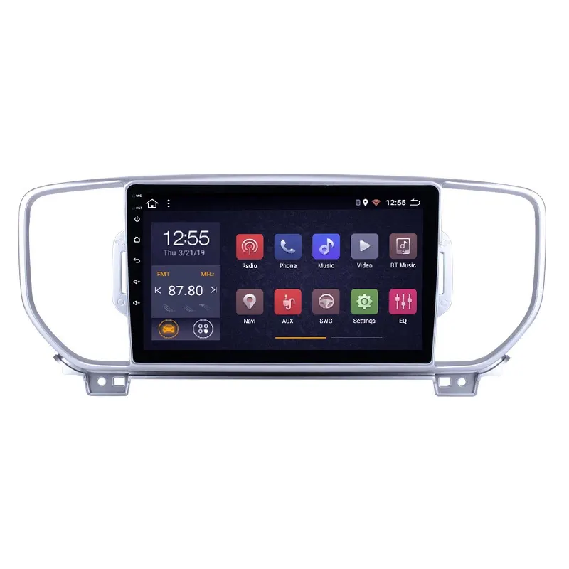 Wanqi Stereo Mobil 9 Inci 4/8 Core Android 11, Pemutar Multimedia <span class=keywords><strong>Dvd</strong></span> Mobil Radio Video Stereo <span class=keywords><strong>Gps</strong></span> Navi Sistem Audio Video untuk KIA KX5 2016-2018
