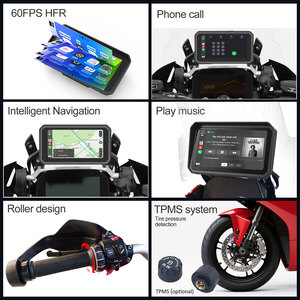 <span class=keywords><strong>BMW</strong></span>モーターサイクル用6-7インチワイヤレスCarPlay＆Android Autoディスプレイ |   IP67防水デュアルBluetooth盗難防止TPMS - Product Image 4