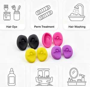 Protector de Orejas de Silicona para Teñir el Cabello, Resistente al Agua y al Calor, para Peluquería, Salón de Belleza, Tinte, Permanente y Lavado de Cabello - Product Image 5