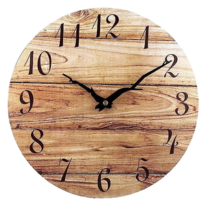 SWT Home Decoration Large Minimalist Vintage Wooden <strong>Clocks</strong> Decorative Metal 3D Digital <strong>DIY</strong> Wall <strong>Clock</strong> - Product Image 1