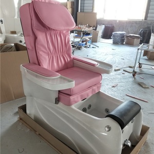 เก้าอี้ทำเล็บแบบไม่มีท่อพร้อมอ่างแก้วสำหรับขายส่ง - Product Image 2