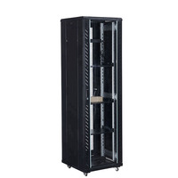 Armoire réseau standard sur roulettes 19 pouces 22U 19'' pour serveur, protection IP20, acier SPCC, en stock