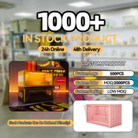 Boîte de rangement en plastique pour figurines, boîte de présentation de jouets, boîte de rangement pour figurines avec éclairage LED