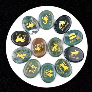 Cristaux en gros, Pierres <span class=keywords><strong>de</strong></span> guérison, Produits spirituels, Artisanat en cristal, <span class=keywords><strong>Pierre</strong></span> <span class=keywords><strong>de</strong></span> paume des Douze Constellations pour <span class=keywords><strong>la</strong></span> méditation, Cadeau - Product Image 4
