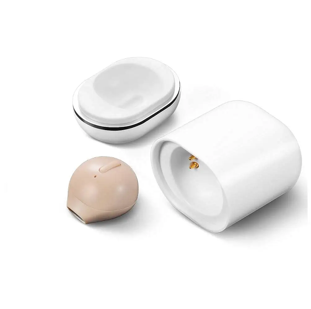 Vô Hình Earbuds Mini Ống Tai Nhỏ Earbuds Duy Nhất Với Sạc Trường Hợp Ngủ Earbuds