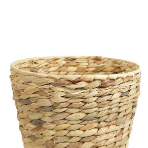 Cesto Decorativo Intrecciato per <span class=keywords><strong>Biancheria</strong></span> <span class=keywords><strong>Sporca</strong></span>, Doppio in Polpa di Bambù, Moderno Porta Pane Bianco, Cestini Stretti per Scaffali - Product Image 4