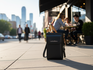 Bolso cruzado para teléfono con función de cartera, tejido liso, para mujer - Product Image 2