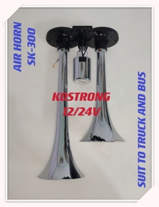 Corno <span class=keywords><strong>ad</strong></span> <span class=keywords><strong>aria</strong></span> <span class=keywords><strong>compressa</strong></span> a 2 vie 12V/24V fornitura compatibile con camion e furgoni - Product Image 6