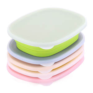 Boîte à Lunch pliable en Silicone, pièces, conteneurs de nourriture pour enfants, bol pliable - Product Image 3
