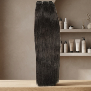 Trama de máquina Cabello indio Remy Tipo de cabello humano de alto grado - Product Image 3